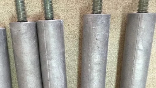 Цинковый анод 5x65, марка Ц0А, цилиндрический